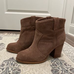 Splendid Tan Suede Cowgirl Boots Size 6